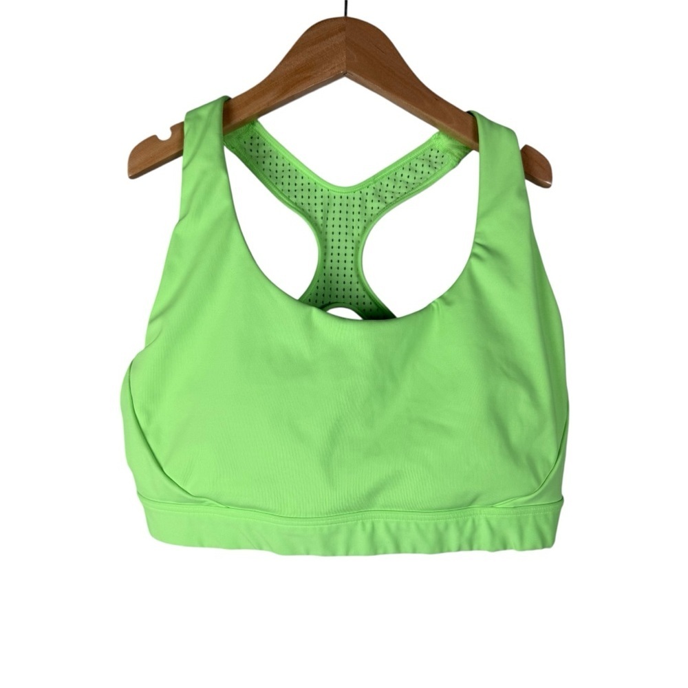Athleta Bright Lime Racerback Performance Sports Bra